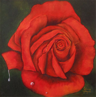 Flor  - 30 x 30 - Tc Mista - 2010